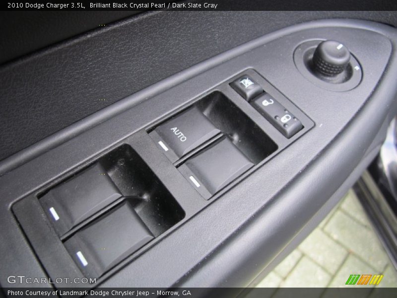 Brilliant Black Crystal Pearl / Dark Slate Gray 2010 Dodge Charger 3.5L
