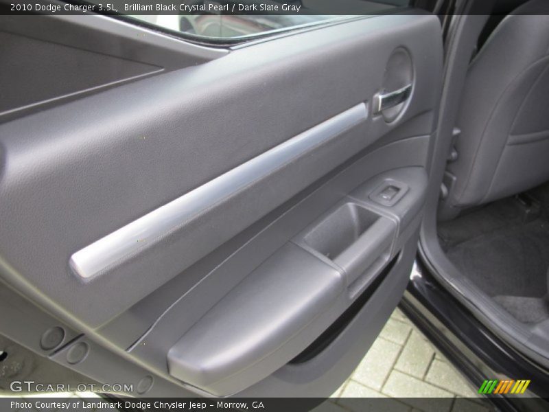 Brilliant Black Crystal Pearl / Dark Slate Gray 2010 Dodge Charger 3.5L