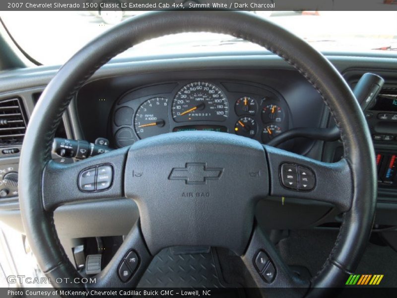 Summit White / Dark Charcoal 2007 Chevrolet Silverado 1500 Classic LS Extended Cab 4x4