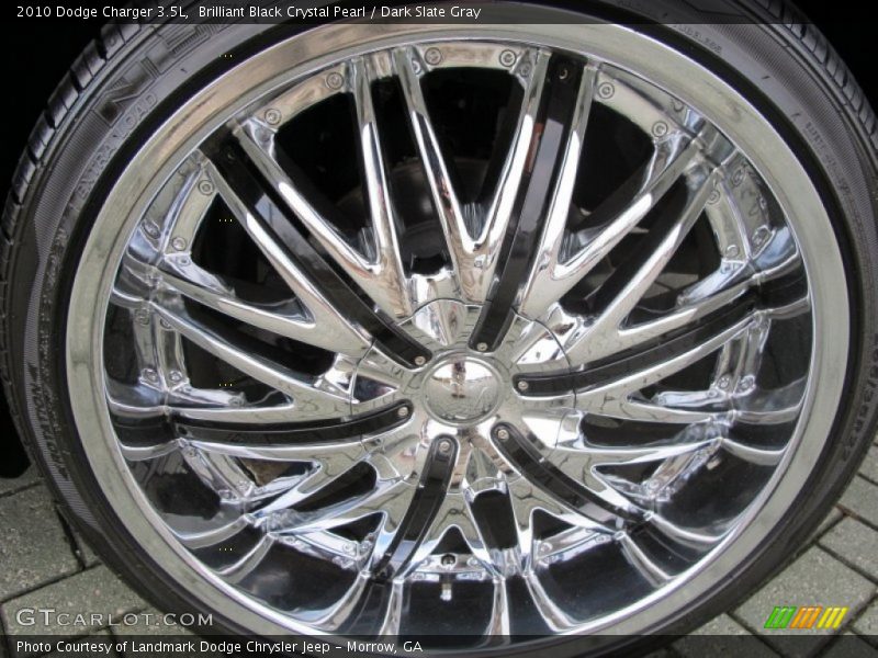 Brilliant Black Crystal Pearl / Dark Slate Gray 2010 Dodge Charger 3.5L