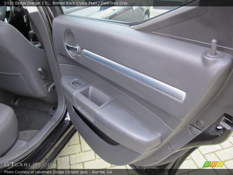 Brilliant Black Crystal Pearl / Dark Slate Gray 2010 Dodge Charger 3.5L