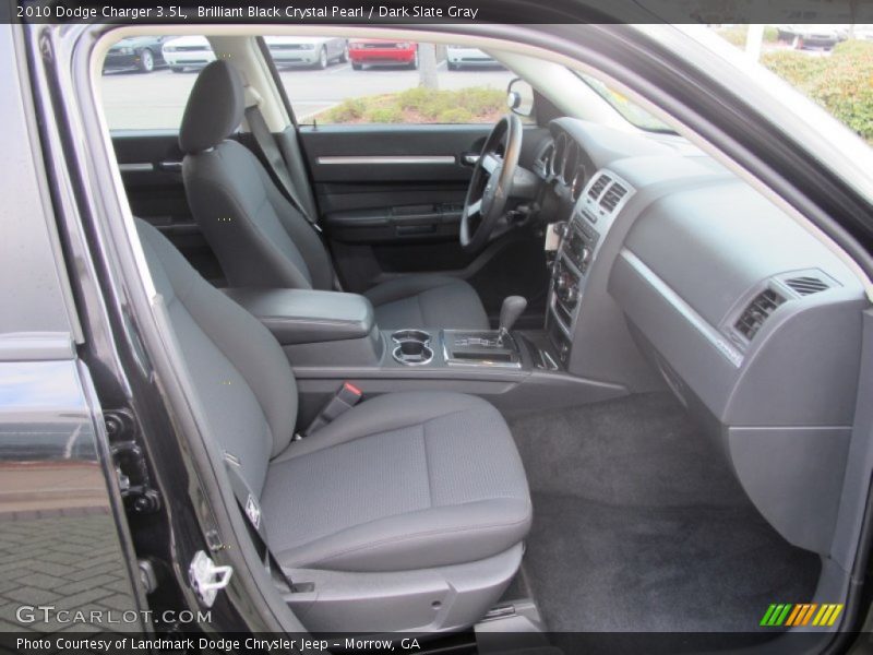 Brilliant Black Crystal Pearl / Dark Slate Gray 2010 Dodge Charger 3.5L
