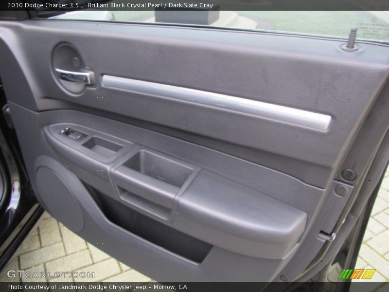 Brilliant Black Crystal Pearl / Dark Slate Gray 2010 Dodge Charger 3.5L