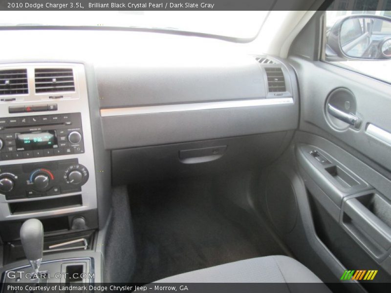 Brilliant Black Crystal Pearl / Dark Slate Gray 2010 Dodge Charger 3.5L