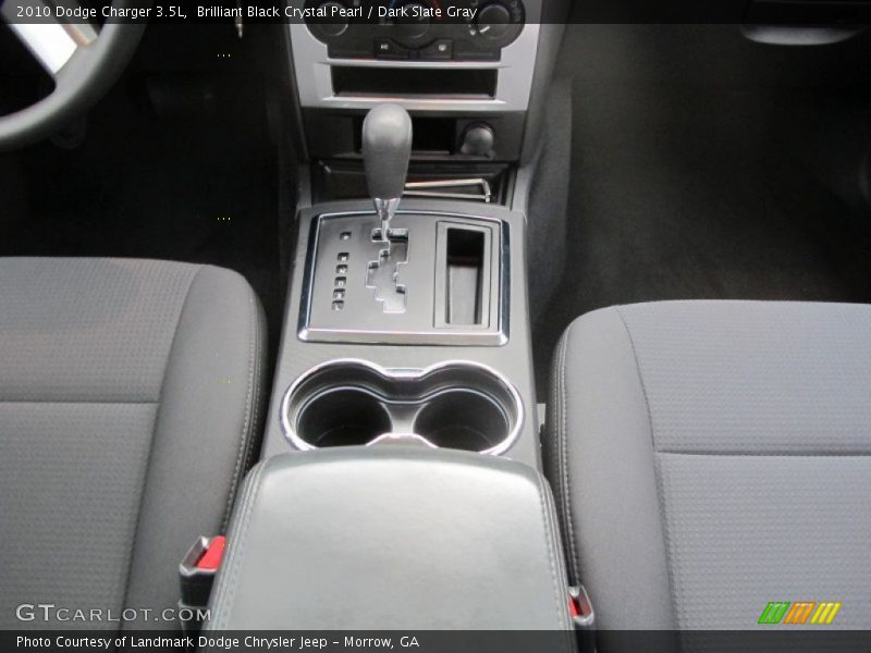 Brilliant Black Crystal Pearl / Dark Slate Gray 2010 Dodge Charger 3.5L