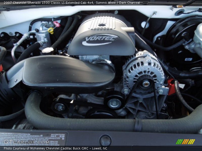 Summit White / Dark Charcoal 2007 Chevrolet Silverado 1500 Classic LS Extended Cab 4x4