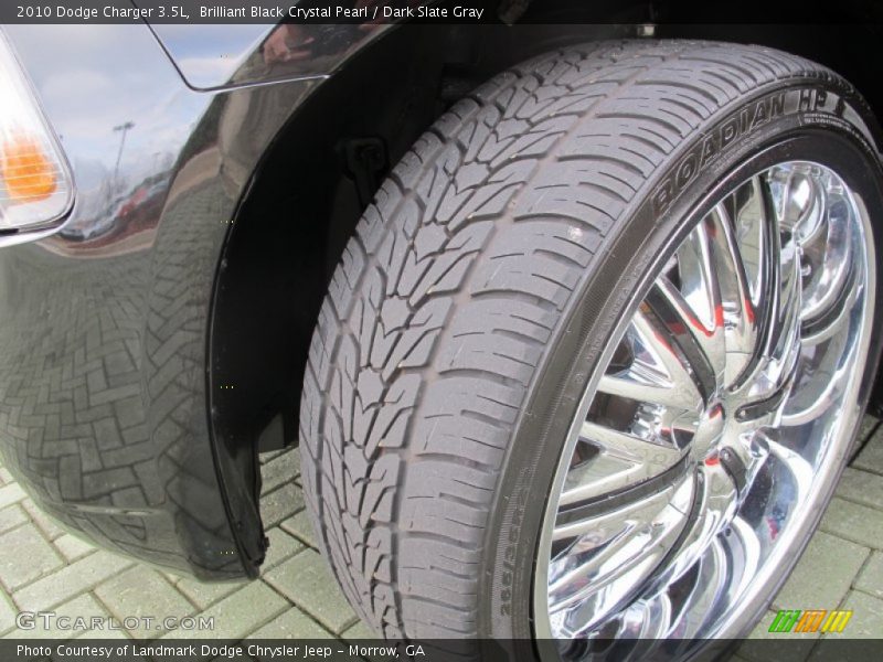 Brilliant Black Crystal Pearl / Dark Slate Gray 2010 Dodge Charger 3.5L