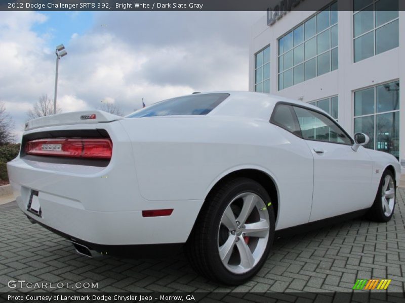 Bright White / Dark Slate Gray 2012 Dodge Challenger SRT8 392
