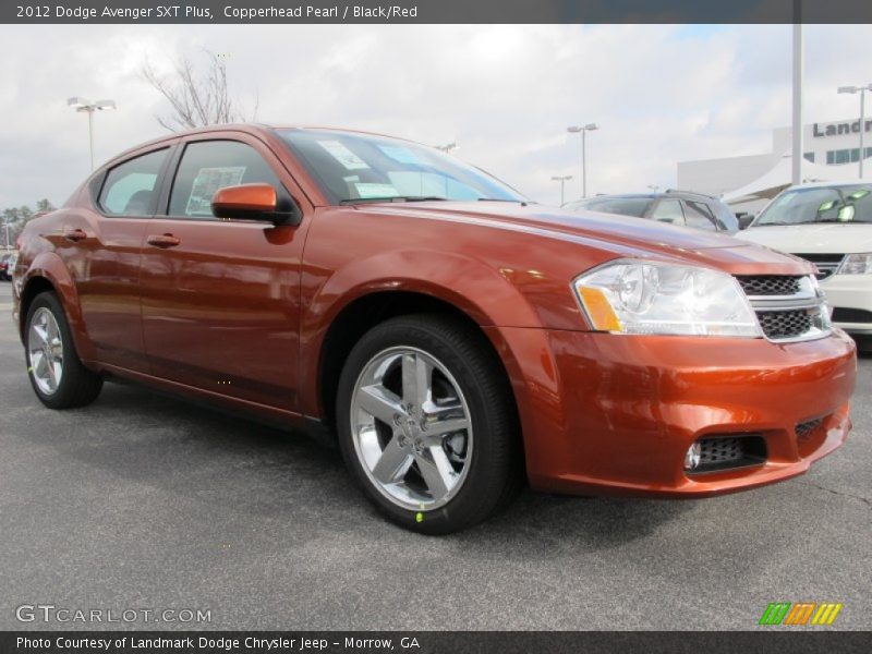 Front 3/4 View of 2012 Avenger SXT Plus