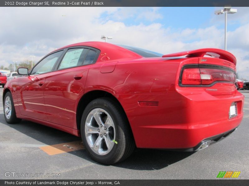 Redline 3-Coat Pearl / Black 2012 Dodge Charger SE