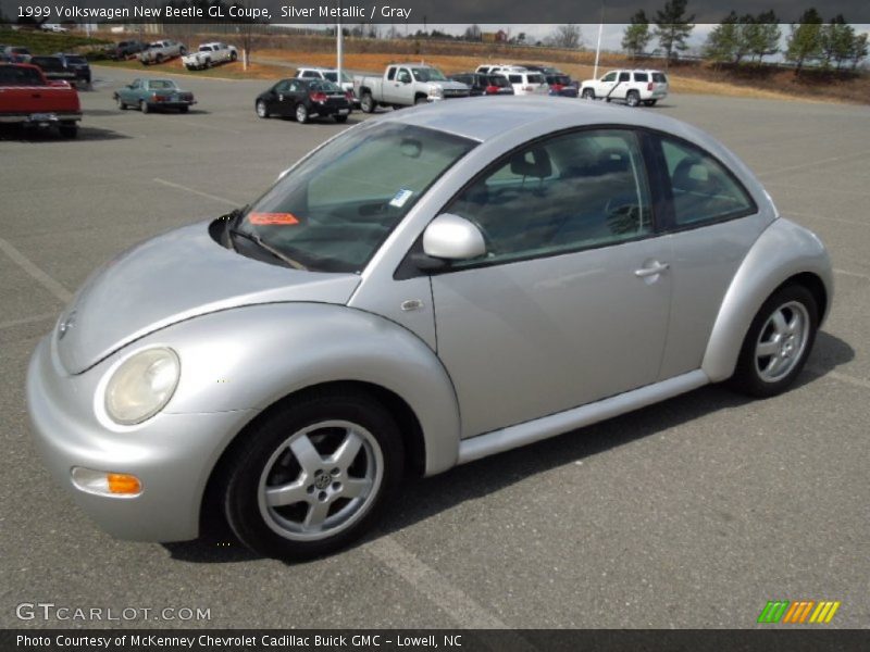 Silver Metallic / Gray 1999 Volkswagen New Beetle GL Coupe