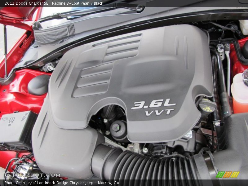 Redline 3-Coat Pearl / Black 2012 Dodge Charger SE