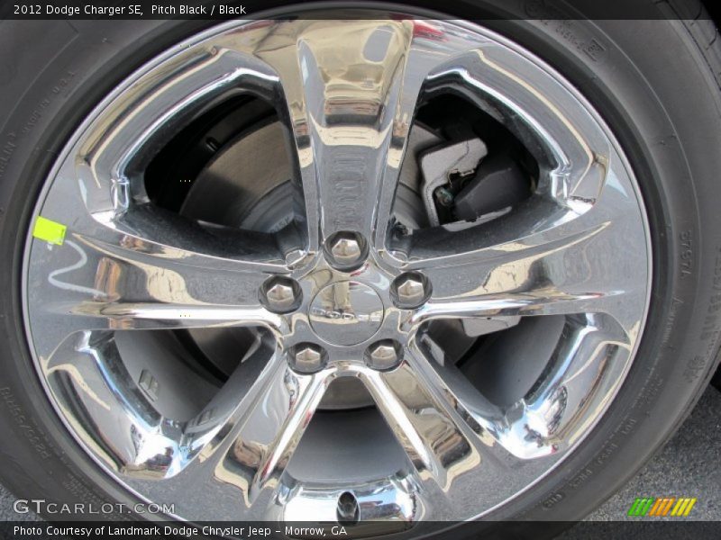 Pitch Black / Black 2012 Dodge Charger SE