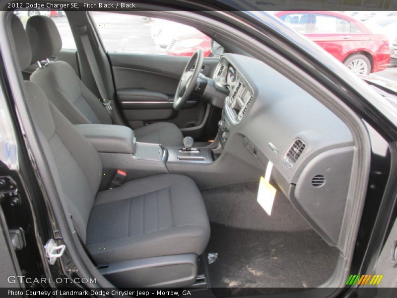 Pitch Black / Black 2012 Dodge Charger SE