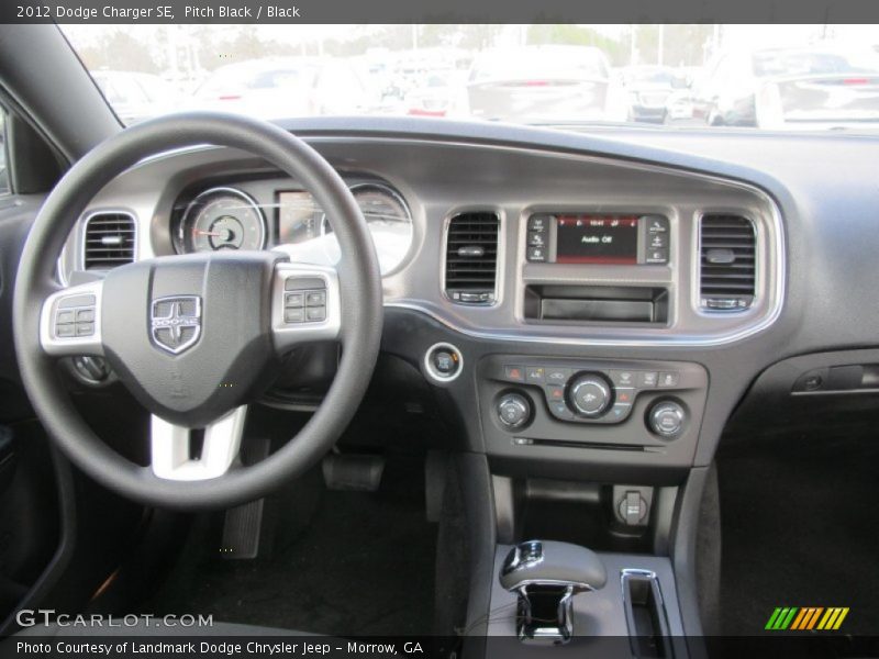 Pitch Black / Black 2012 Dodge Charger SE