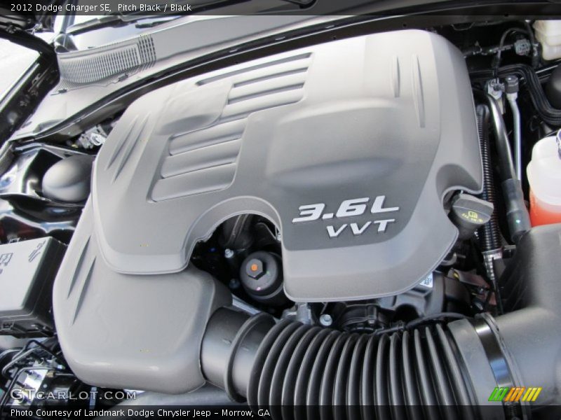 Pitch Black / Black 2012 Dodge Charger SE
