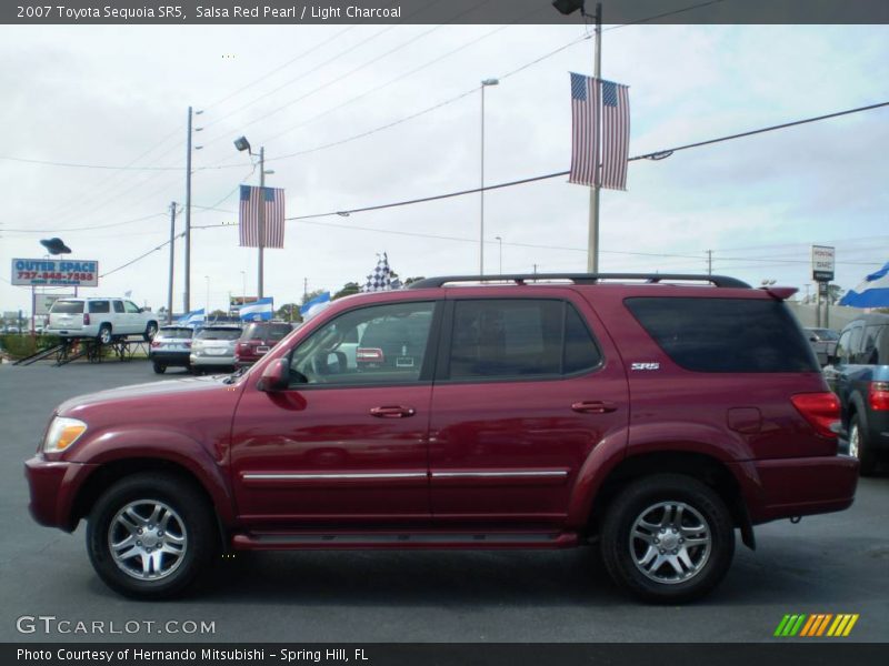 Salsa Red Pearl / Light Charcoal 2007 Toyota Sequoia SR5
