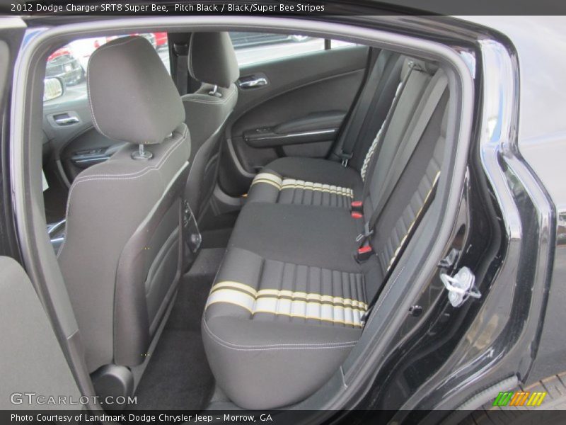 Rear Seat of 2012 Charger SRT8 Super Bee
