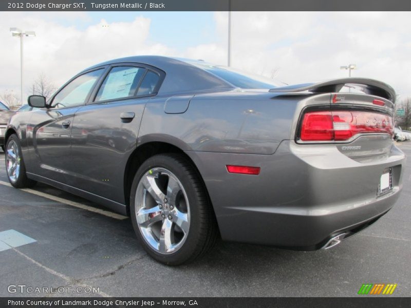 Tungsten Metallic / Black 2012 Dodge Charger SXT