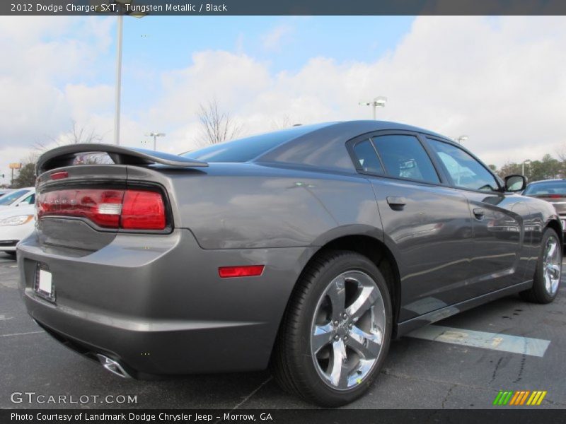 Tungsten Metallic / Black 2012 Dodge Charger SXT