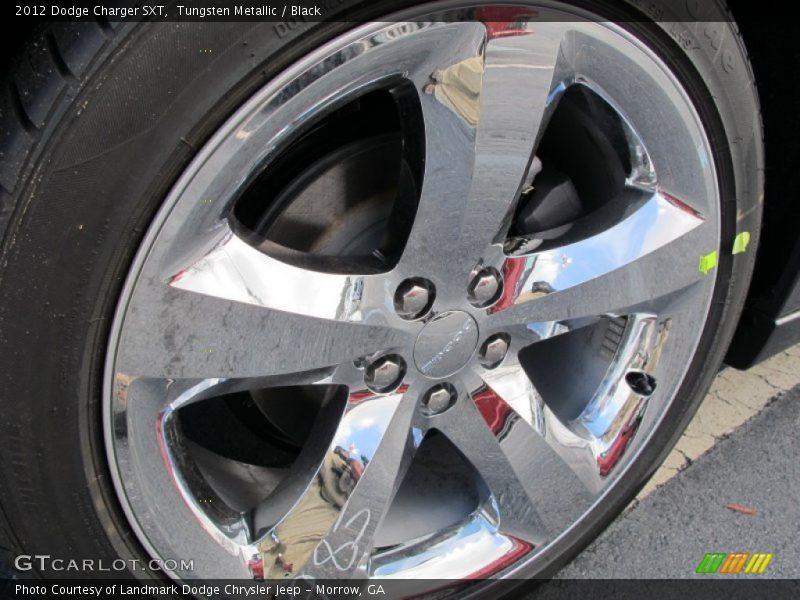 Tungsten Metallic / Black 2012 Dodge Charger SXT