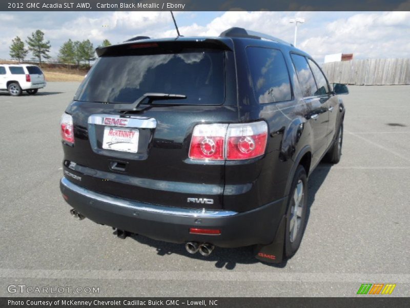 Carbon Black Metallic / Ebony 2012 GMC Acadia SLT AWD