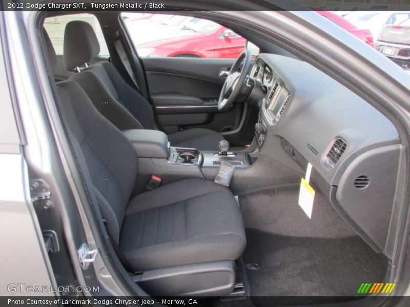 Tungsten Metallic / Black 2012 Dodge Charger SXT