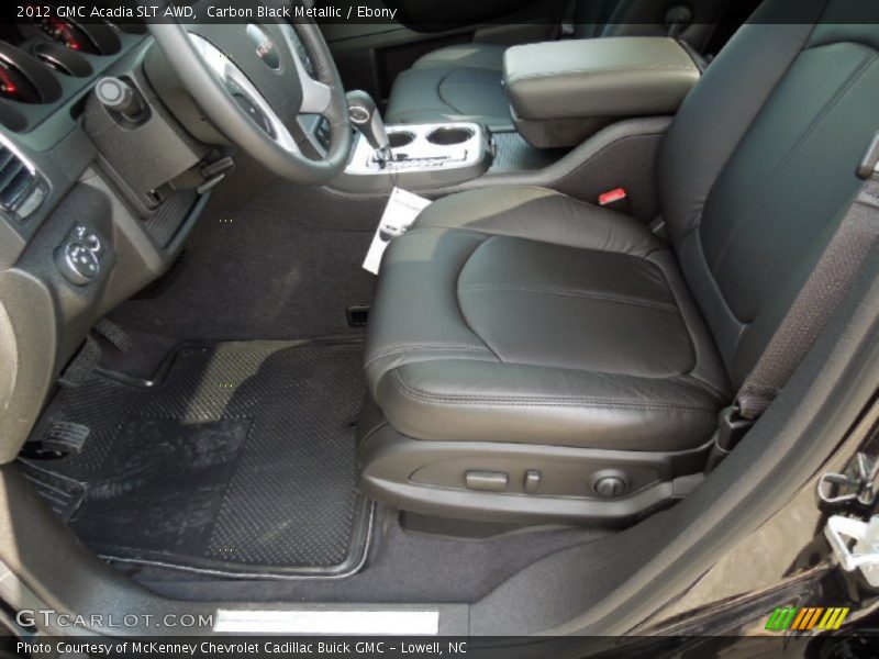 Carbon Black Metallic / Ebony 2012 GMC Acadia SLT AWD