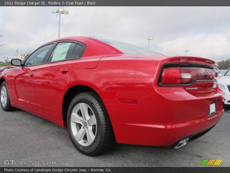 Redline 3-Coat Pearl / Black 2012 Dodge Charger SE