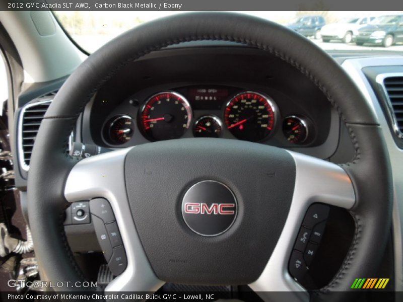 Carbon Black Metallic / Ebony 2012 GMC Acadia SLT AWD