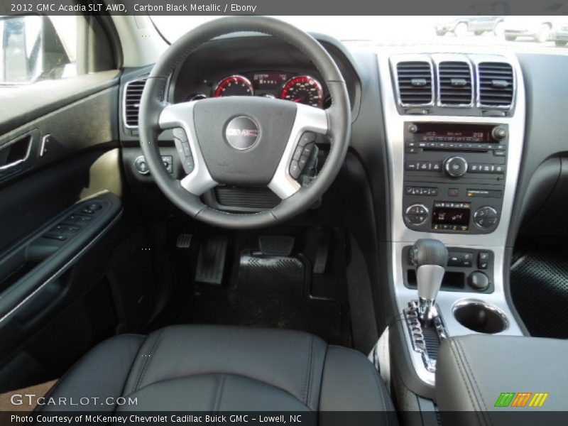 Carbon Black Metallic / Ebony 2012 GMC Acadia SLT AWD