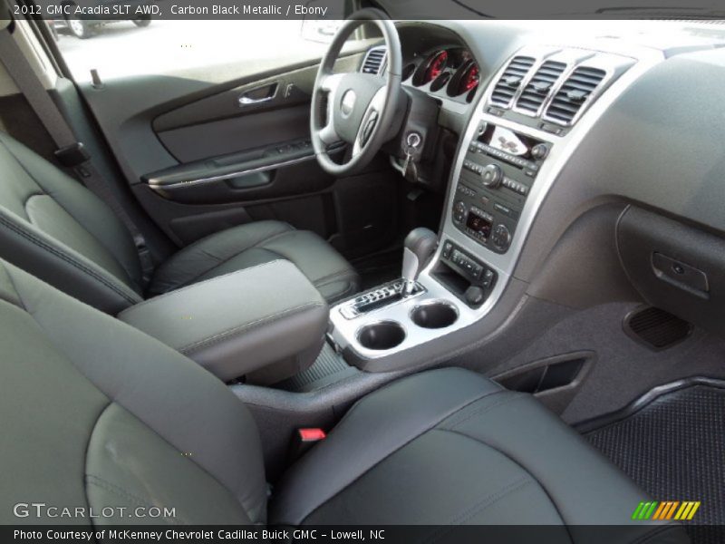 Carbon Black Metallic / Ebony 2012 GMC Acadia SLT AWD