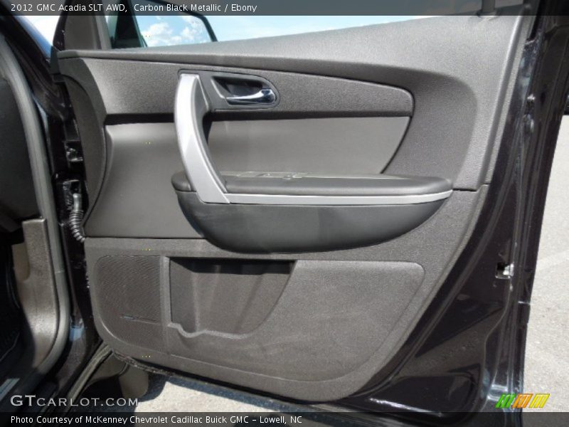Carbon Black Metallic / Ebony 2012 GMC Acadia SLT AWD
