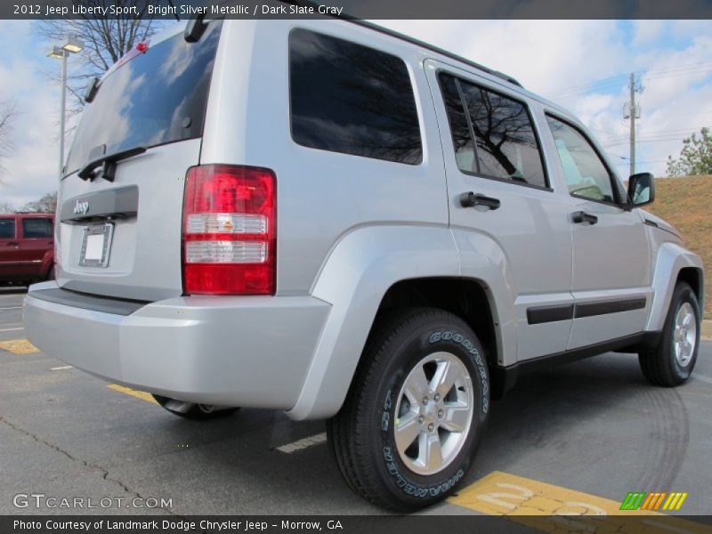 Bright Silver Metallic / Dark Slate Gray 2012 Jeep Liberty Sport