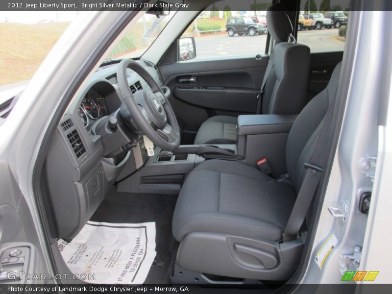 Bright Silver Metallic / Dark Slate Gray 2012 Jeep Liberty Sport