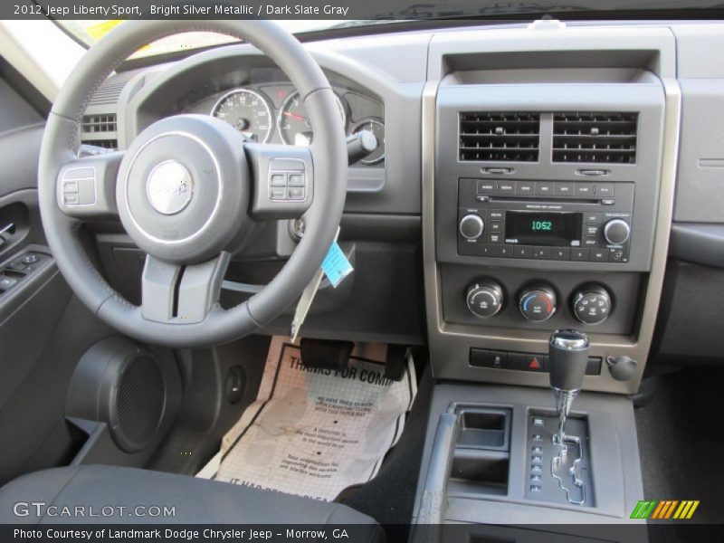 Bright Silver Metallic / Dark Slate Gray 2012 Jeep Liberty Sport