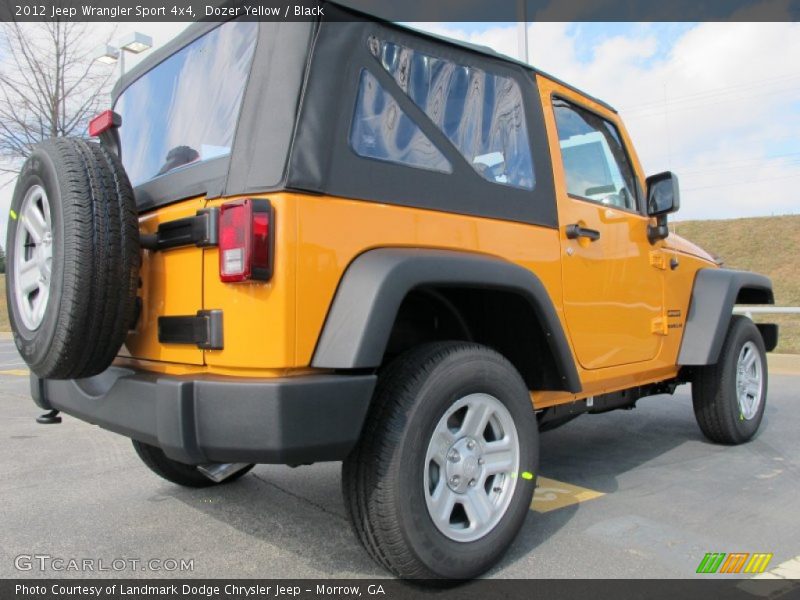 Dozer Yellow / Black 2012 Jeep Wrangler Sport 4x4