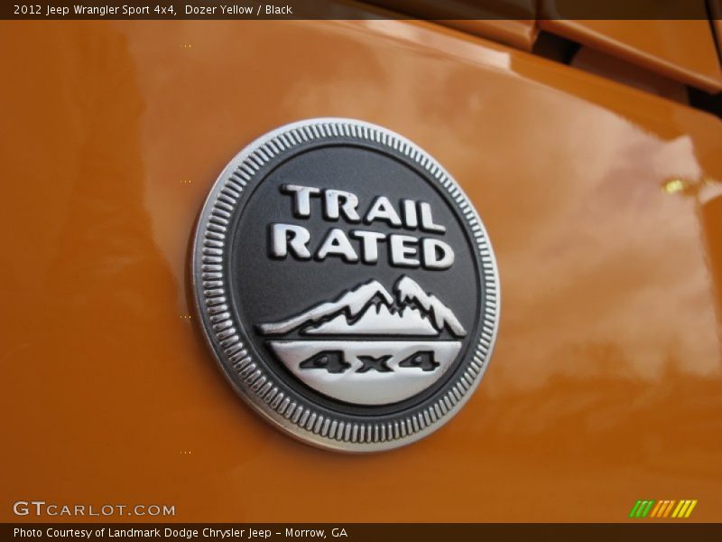 Dozer Yellow / Black 2012 Jeep Wrangler Sport 4x4