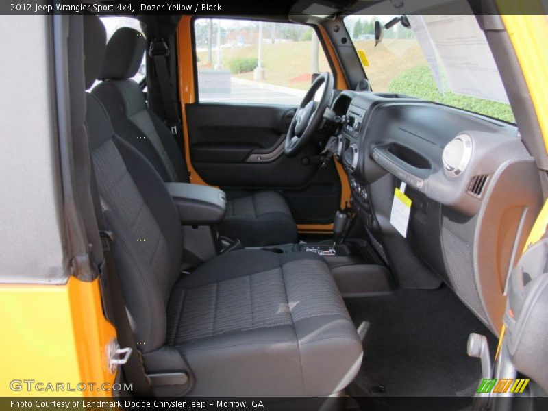 Dozer Yellow / Black 2012 Jeep Wrangler Sport 4x4