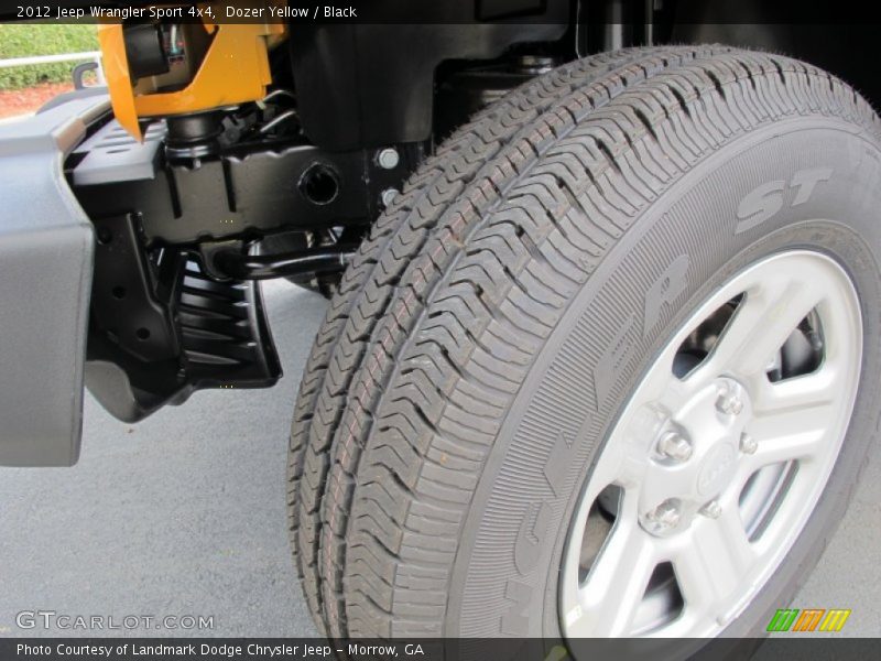 Dozer Yellow / Black 2012 Jeep Wrangler Sport 4x4