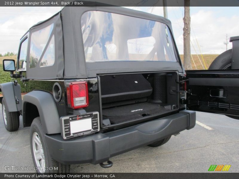 Black / Black 2012 Jeep Wrangler Sport 4x4