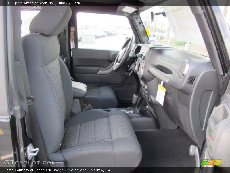 Black / Black 2012 Jeep Wrangler Sport 4x4