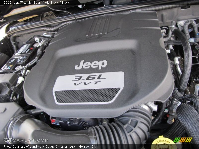 Black / Black 2012 Jeep Wrangler Sport 4x4