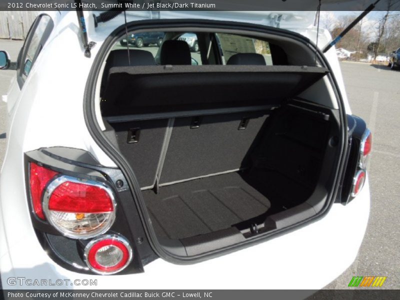 Summit White / Jet Black/Dark Titanium 2012 Chevrolet Sonic LS Hatch