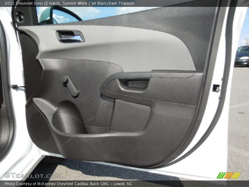 Summit White / Jet Black/Dark Titanium 2012 Chevrolet Sonic LS Hatch