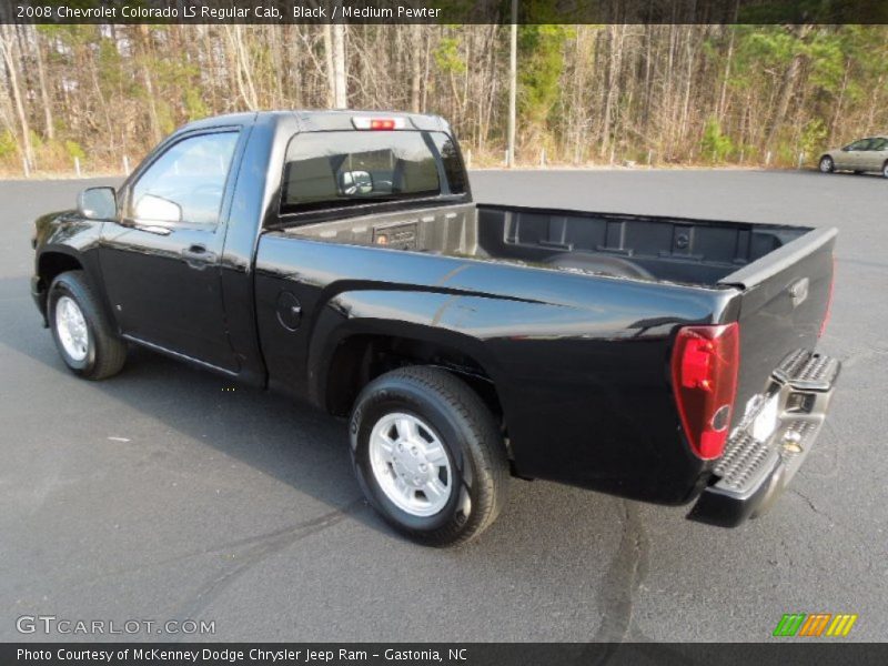Black / Medium Pewter 2008 Chevrolet Colorado LS Regular Cab