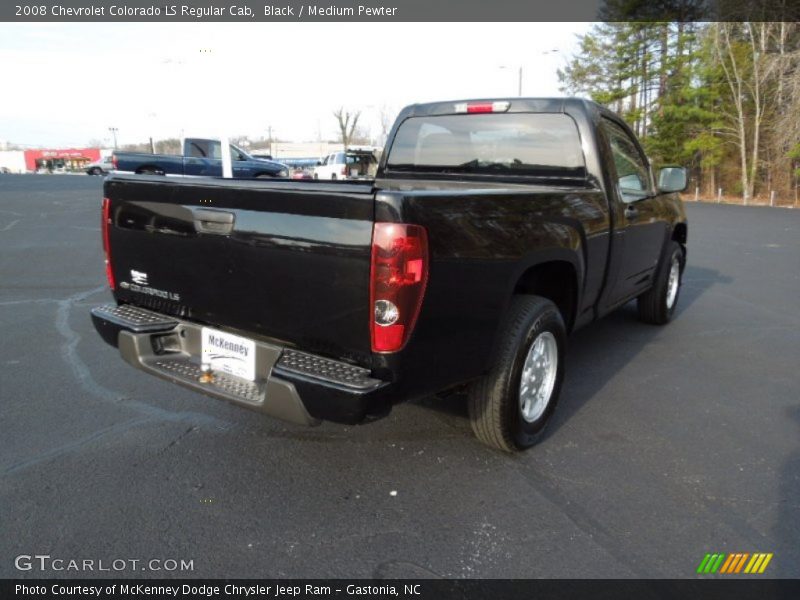 Black / Medium Pewter 2008 Chevrolet Colorado LS Regular Cab
