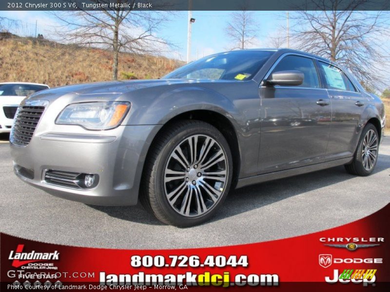 Tungsten Metallic / Black 2012 Chrysler 300 S V6
