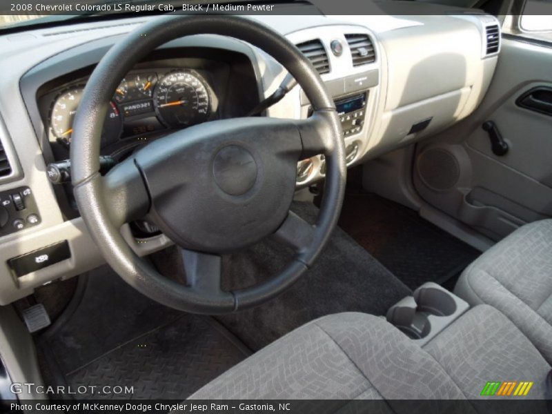 Black / Medium Pewter 2008 Chevrolet Colorado LS Regular Cab