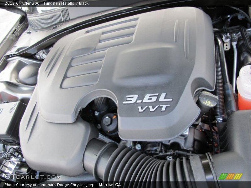 Tungsten Metallic / Black 2012 Chrysler 300